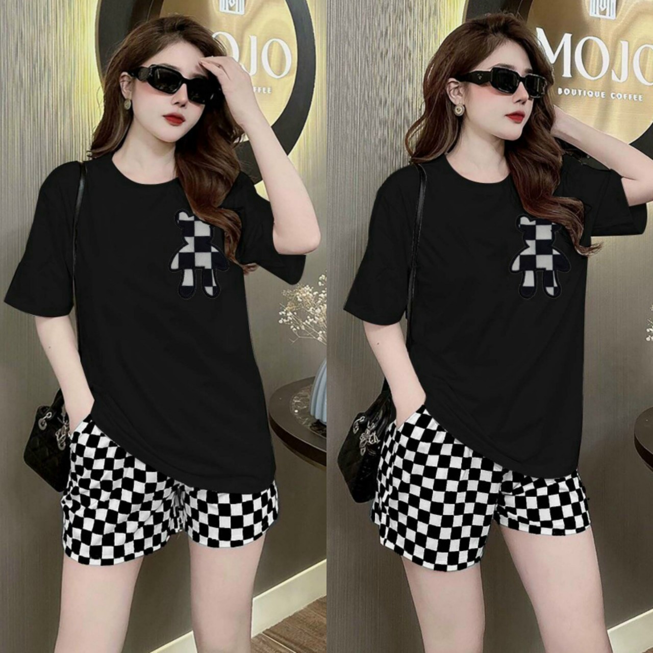 Đồ bộ đùi Form rộng dễ thương 2023 - shop đồ bộ nữ cao cấp